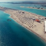 Cruise tourists amazed by beautiful new beach in the capital